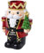 ZAMETTER Harz Nussknacker Kerzenständer Ornament Weihnachten Nussknacker Kerzenhalter Harz Nussknacker Figuren Teelichthalter Nussknacker (A)