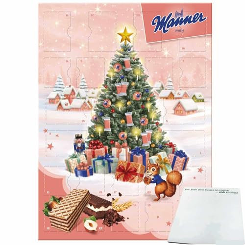 Manner Adventskalender (345g Packung) + usy Block