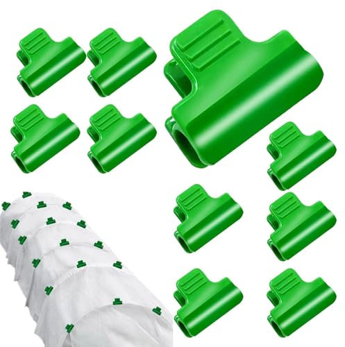 Set di 10 morsetti per serra | 11 mm tunnel di rete – Greenhouse Film Tunnel Clip Frame Fixing Accessories