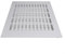 Lüftungsgitter aus Aluminiumlegierung für Kleiderschrank und Schrank für verbesserte Luftzirkulation (weiß, 200 x 300 mm)
