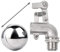 Wasser Schwimmerventil Kugel Stahl Sensor, 1 Zoll DN25 Schwimmerventile Sensor for Wassertankpumpe/Expansion Hochdruck-Schwimmerkugelhahn(DN20)