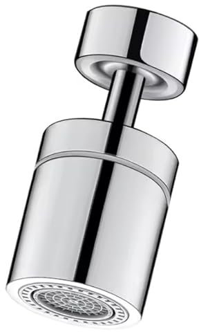 Extensión universal de grifo giratorio 360° – Ducha extensible antisalpicaduras, ahorro de agua, accesorio de cocina y cuarto de baño