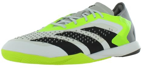 adidas Unisex Accuracy.3 Turf Soccer Shoe, Cloud White/Core Black/Lucid Lemon, 13