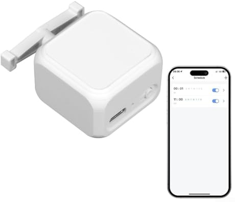 Smart Switch Button Pusher, For Tuya App Remote Control Automatic Light Dimmer Switch Robot, Compatible For Google Home For Alexa Voice, with built-in rechargeable, for smart home Automatic