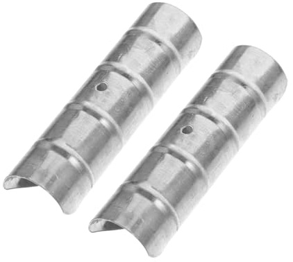 BAZEITFLOW Römischer Stangenverbinder Zeitsparend und Feine Verarbeitung 2 Stück aus Eisen für Gardinenstangen Verbindung Geeignet für Holz und Aluminium Vorhangstangen im Schlafzimmer