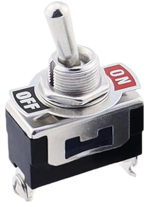 Interruptor de palanca impermeable Mini interruptor de palanca automático con pin ON-OFF ON-ON ON-OFF-ON, contacto de cobre/plata de 2/3 posiciones(E-TEN(C)1321)