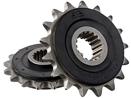 JT Sprockets JTF704.17RB Rubber Padded Front Sprocket Natural
