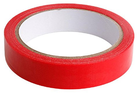 Yofo colorate di alta qualità premium nastro adesivo resistente nastro telato impermeabile autoadesivo riparazione Legatoria Cloth tape (2 CM x 10 m), rosso