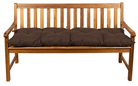Gutekissen® Bankauflage Stuhlkissen Hollywoodschaukel Garten LS (150x50, Braun)