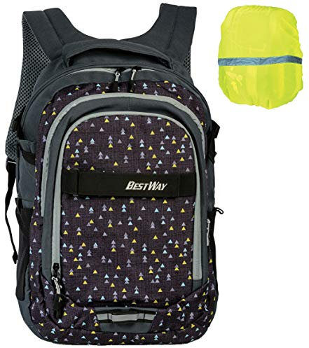 Primus-Versand BESTWAY Evolution Air - 40177-1737 - Schulrucksack Girls 2tlg. mit REGENSICHERHEITSHÜLLE