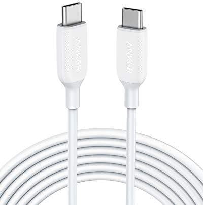 Anker PowerLine III USB C auf USB C Kabel, blitzschnelles Ladekabel 60W, 3m lang für iPhone 16/15 Serie, MacBook Pro/Air, iPad Pro/Air, Galaxy S24, Pixel, Switch, LG und mehr