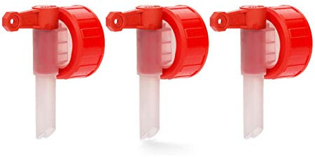 BiOHY Bec verseur DIN 45 Robinet doseur (lot de 3) | Robinet pour bidon | Bec verseur/Robinet doseur adapté aux bidons de 5/10 litres avec filetage DIN 45 (Auslaufhahn)