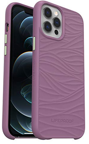 LifeProof Wake Case for iPhone 12 Pro Max, Shockproof, Drop proof to 2 Meters, Protective Thin Case, Sustainably made from Recycled Ocean Plastic, Purple