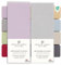 DarBene Spannbettlaken 90x200 Premium 2er Set Grau-Mix, Jersey 100% gekämmte Premium Baumwolle, atmungsaktiv, superweiches Bettlaken bis 30 cm Matratzenhöhe, Oeko-TEX, Flieder & Hellgrau