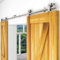WOLFBIRD Sliding Barn Door Hardware Kit 12ft for Double Wood Door Stainless Steel Sliding Door Track-T Style