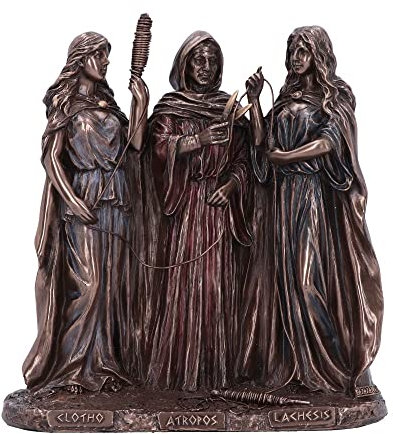 Nemesis Now Three Fates of Destiny Figur, bronzefarben, 19 cm, D5999W2