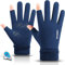 KXF Sport Fingerlose Handschuhe für Handy Spiel Radfahren Laufen Wandern Fahren Offene Finger Touchscreen Fleece Winter Warme Handschuhe Fäustlinge für Damen Herren