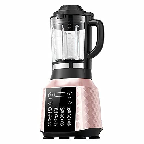 Blender, Smoothie Maker Multifonctionnel et Mixer pour Juicers Fruits Légumes 1000W Blender Automatique Broyeur à Glace (Or Rose 24 * 21 * 48.5CM) little surprise