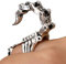 Gothic Skorpion Ring, Domineering Tier Knuckle Joint Full Finger Ring, Scharnier Skorpion Schwanz Knöchel Ring Halloween Cosplay Kostüm Zubehör Schmuck
