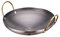 Folpus Edelstahl-Wok-Topf mit Wabenstruktur, Bratpfanne, Suppentopf, Kochgeschirr, Pfanne mit Doppelgriff, langlebiger Kochtopf für Grillen, Wandern im, 9cinch