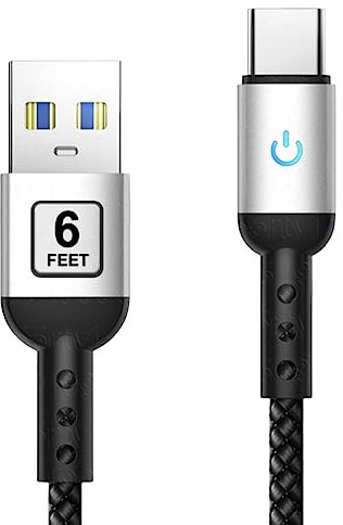 Replacement USB Charging Cable for Samsung Smart TV Solar Remote Control LED Power Charger Cord Type C