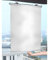 Cortinas enrollables con ventosa,Parasol retráctil sin taladro,Cortina opaca reflectante,Estores Temporales Portátiles para Ventanas y Puertas,Solarium Baño Oficina,Silver-W68*H125cm(26.77*49.2in)