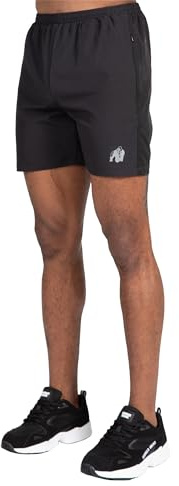 Gorilla Wear Lubec Shorts Men’s Short Bodybuidling Fitness Kurze Hose bequem Reißverschlusstaschen Herren (DE/NL/SE/PL, Alphanumerisch, S, Regular, Regular)
