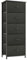 CAIYUN Chest of Drawers for Bedroom with 5 Drawers, Fabric Storage Drawer, Tall Black Hallway Storage Unit