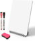 Yagee Multifunktionales Schreibtisch-Whiteboard mit Handy- und Tablet-Halterung - Doppelseitige Schreibtafel für Büro und Schule - Inklusive Aufbewahrungsbox, Marker und Radiergummi - 24×17cm