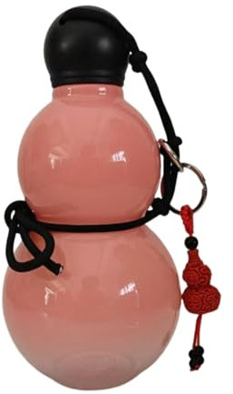 Makamsui Gourd Wasserflasche, 800 ml, chinesischer Retro-inspirierter Kürbis-Stil, Sport-Reise-Wasserflasche für Fitnessstudio, Wukong Trinkflasche, große Kapazität, tragbar, Outdoor, Reisen, Fitness,