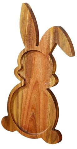Hasentablett aus – Hasen-Serviertablett, Käse-Schneidebrett | Stabile -Servierplatten für Wurstwaren, Käseplatte für die Osterküche zum Dekorieren von Käse, und Snacks bei der Einweihung