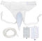 Colector de orina para hombres ancianos, coleccionista de orina macho portátil con cintura elástica, catéter externo transpirable a prueba de fugas con 47 tubo para incontinencia urinaria, pacientes