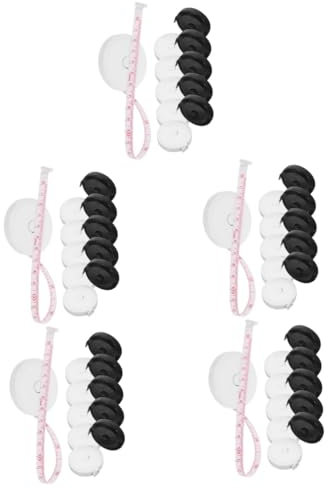 OSALADI 5 Sätze Teleskop-lineal Aus Kunststoff Gerät Keuchen Mini-lineal Intelligente Waage Meter Zu Maßkrug Messband Taschenrechner Flexible Bandmaß Modisches Maßband Plastik 10 Stück * 5
