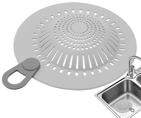 Euyehn Silikon-Haarfänger Duschablauf – Badewannen-Abflussstopfen – Duschraum Spüle Haarfalle für Küche, Badezimmer Drainage Zubehör