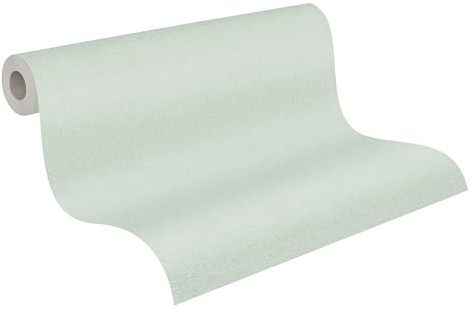 A.S. Création Floral-Vliestapete – Blau, Grau – 10,05 x 0,53 m | Florales Floral-Motiv als natürlicher Blickfang – matte Motivtapete, einfach zu verkleben & spurlos abziehbar