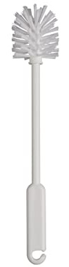 haug bürsten - Gläserbürste - Material: Nylon - Farbe: Weiß - Größe: 320 x 60 x 60 mm - Made in Germany