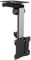 Part King 13 - 27 TV Ceiling Mount Bracket with Tilt & Swivel 75x75mm & 100x100mm VESA for Sloping Ceiling Under cabinet Height Adjustable