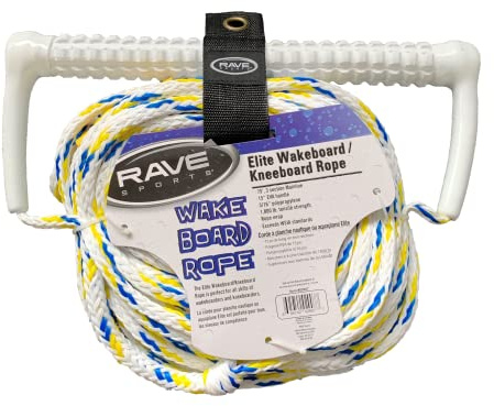 RAVE Sports Elite Wakeboard/Kniebrett, Blau/Gelb