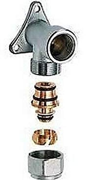 5556 1244191 Tube de fixation murale F 1/2CHROME adaptateur multicouche 18x2 FAR