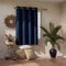 AmeliaHome Blackout Vorhang 140x175 cm Indigo 1 St. Ösenschal Verdunkelungsvorhang Blickdicht Fensterdekoration Dekoschal Dekorvorhang Blackout