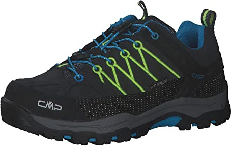 CMP Kinder Trekking Schuhe Rigel Low WP 3Q13244J Antracite-Yellow Fluo 39