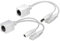 Set di adattatori PoE (Power Over Ethernet) per alimentare telecamere IP, router e altri dispositivi tramite il cavo Ethernet.