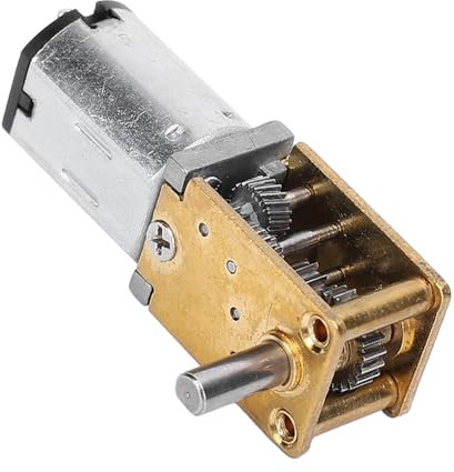 Moteur à engrenages DC, réducteur à micro-engrenage à vis sans fin, mini moteur électrique (DC3 V 16 tr/min)
