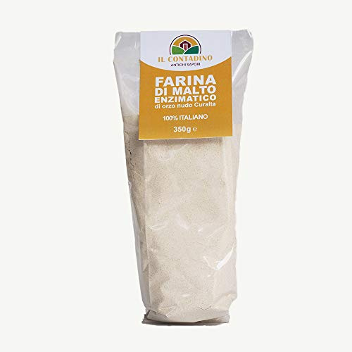 FARINA DI MALTO ENZIMATICO | Il Contadino | Lievito Naturale | Farine 100% Italiane (350g)