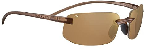 Serengeti Unisex Lupton S Sonnenbrille, Matt Glas Hellbraun, S