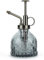 KoGiio Pflanzen Glas Sprühflasche, 200ml Retro Relief Pflanzensprüher mit Pumpe, Fortschrittlich Blumen Zerstäuber Drucksprüher für Balkon Kleiner Gartenpflanzen Indoor Haus Oder Büro-Grau