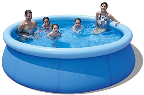 MHXZKHL Piscines Gonflables Hors Sol, Piscines Gonflables Portables pour Enfants Et Adultes, Piscines pour Enfants, Piscines Familiales,Blue-300 * 76cm-PVC