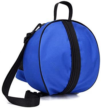 Guangcailun Basketball Rucksack, wasserdicht, Fitnessstudio, Sport, Fitness, verstellbar, Fußballtasche, Outdoor Netztasche, Wasserflaschenrucksack, Blau