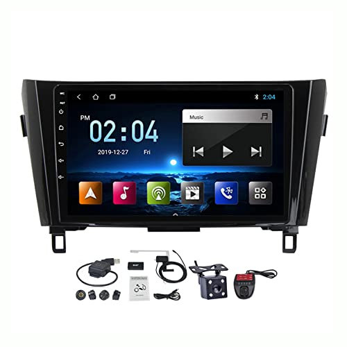 Android 11 Autoradio Bluetooth 2 DIN Car Stereo per Nissan Qashqai J11 X-Trail 3 T32 2013-2017 con 10 Pollici Touchscreen Supporto Chiamata Vivavoce/FM AM RDS/Carplay Android Auto (Size : M100S)