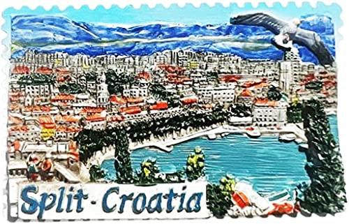Split Kroatien Split Magnet Kühlschrank Kühlschrank Magnet Dekoration Aufkleber Souvenir Harz Handwerk Küche Whiteboard